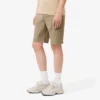 Pantalones cortos de algodón elástico de corte ajustado para hombre