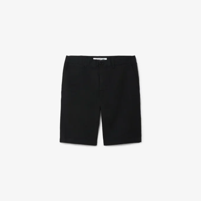 Pantalones cortos de algodón elástico de corte ajustado para hombre