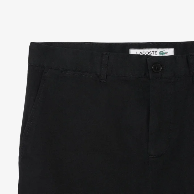 Pantalones cortos de algodón elástico de corte ajustado para hombre
