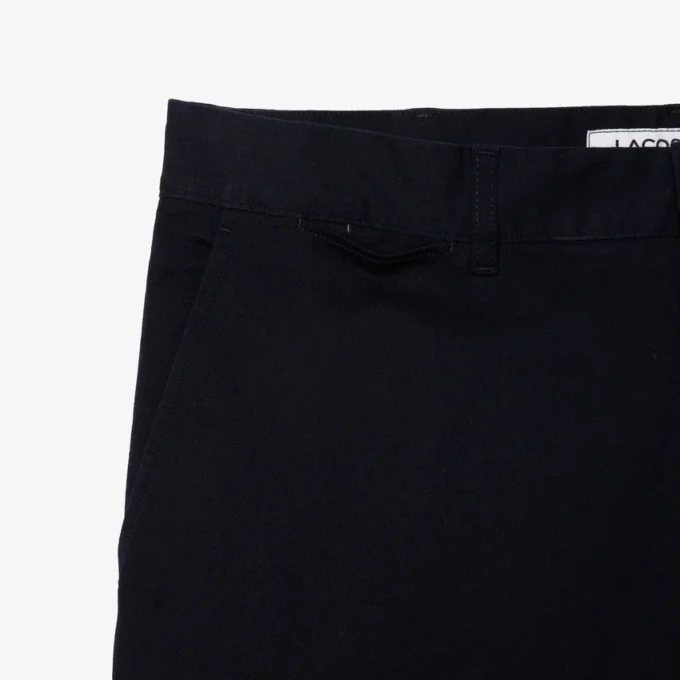 Pantalones cortos de algodón elástico de corte ajustado para hombre