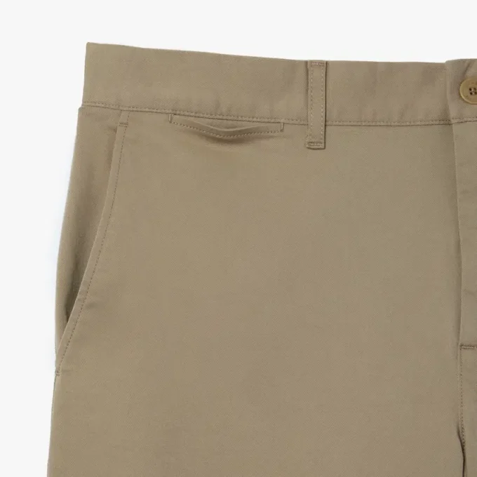 Pantalones cortos de algodón elástico de corte ajustado para hombre