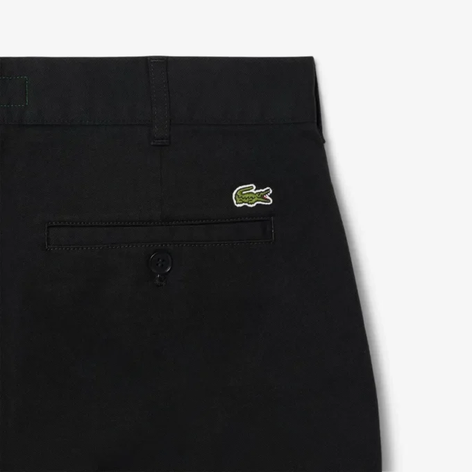 Pantalones cortos de algodón elástico de corte ajustado para hombre