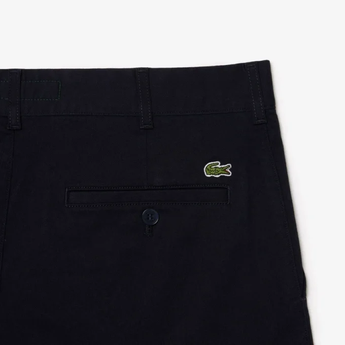 Pantalones cortos de algodón elástico de corte ajustado para hombre