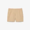 Pantalones cortos de algodón elástico de corte regular