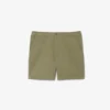 Pantalones cortos de algodón elástico de corte regular