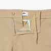 Pantalones cortos de algodón elástico de corte regular