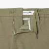 Pantalones cortos de algodón elástico de corte regular