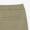 Pantalones cortos de algodón elástico de corte regular