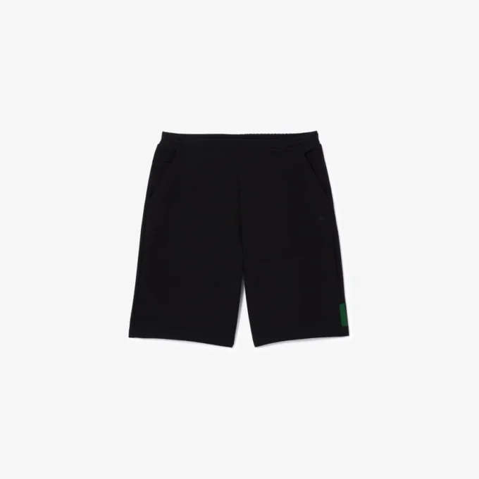 Pantalones cortos de algodón elástico de corte regular para hombre