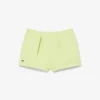 Pantalones cortos de algodón plisados