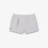 Pantalones cortos de algodón plisados
