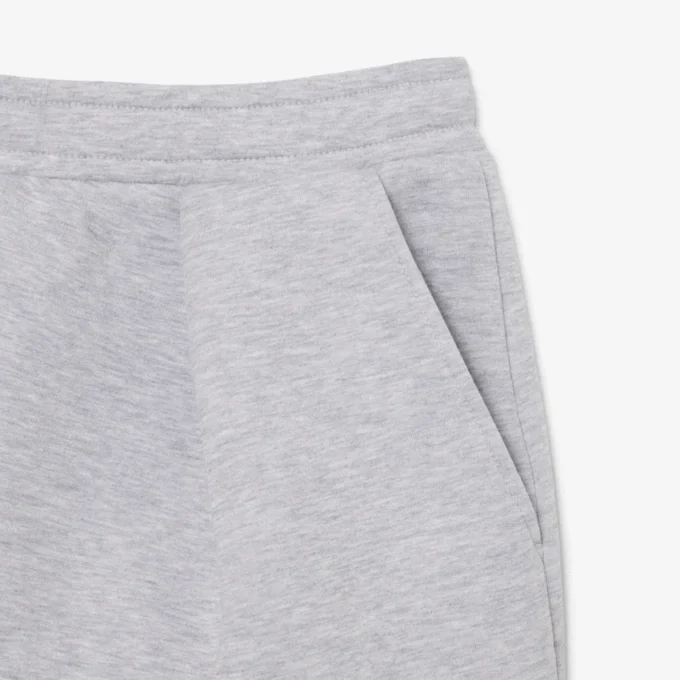 Pantalones cortos de algodón plisados