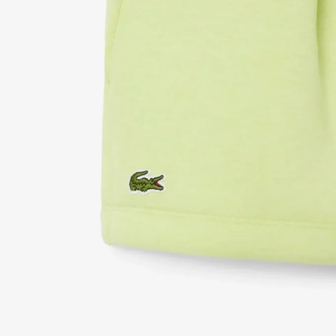 Pantalones cortos de algodón plisados
