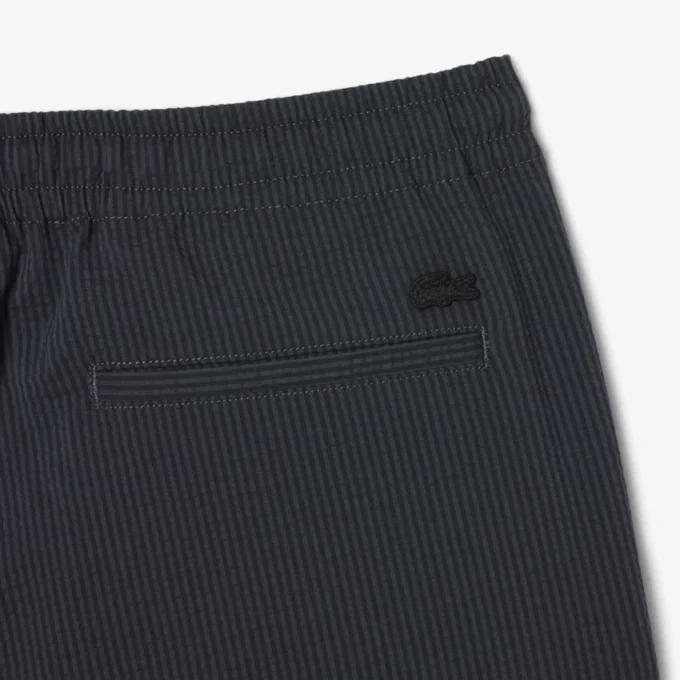 Pantalones cortos de algodón seersucker