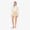 Pantalones cortos de ciclismo de microfibra de cintura alta