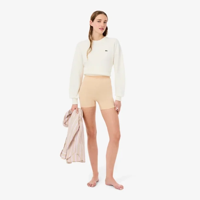 Pantalones cortos de ciclismo de microfibra de cintura alta