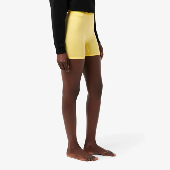 Pantalones cortos de ciclismo de microfibra de cintura alta