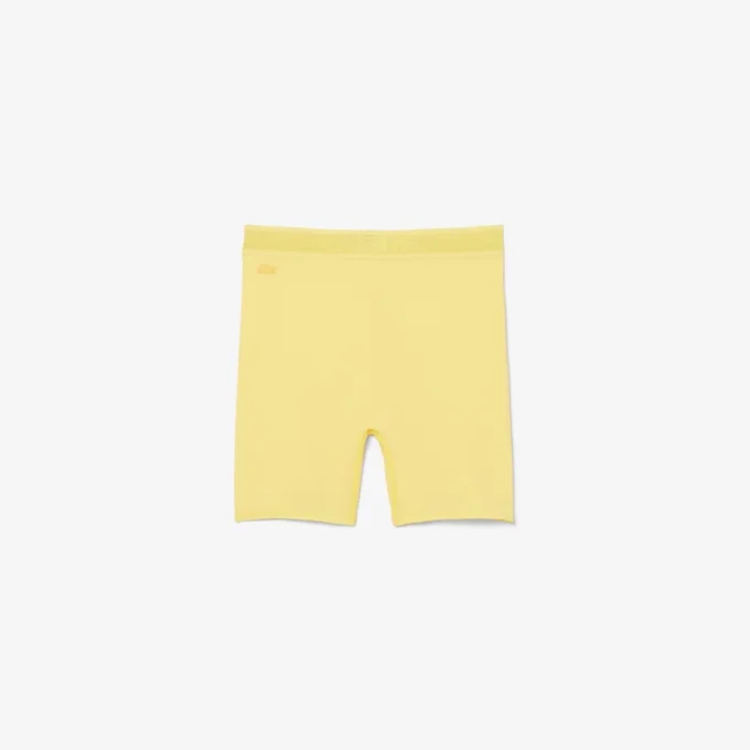 Pantalones cortos de ciclismo de microfibra de cintura alta