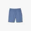 Pantalones cortos de corte holgado con efecto lavado para hombre