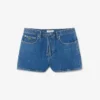 Pantalones cortos de denim de algodón