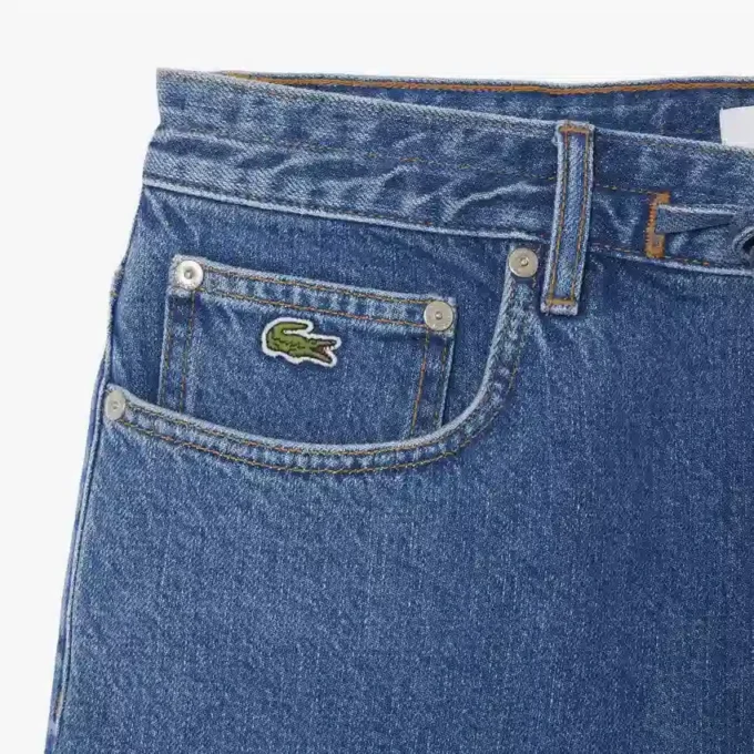 Pantalones cortos de denim de algodón