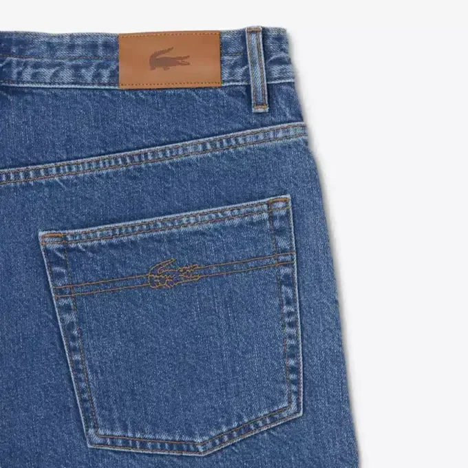 Pantalones cortos de denim de algodón