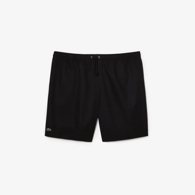 Pantalones cortos de deporte para hombres, corte holgado, con forro