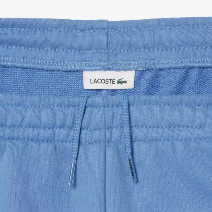 Pantalones cortos de felpa con bloques de color