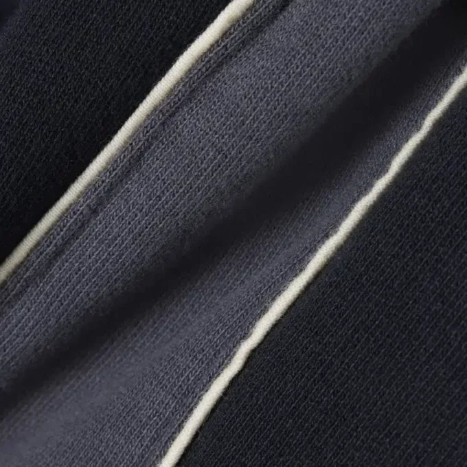 Pantalones cortos de felpa con bloques de color