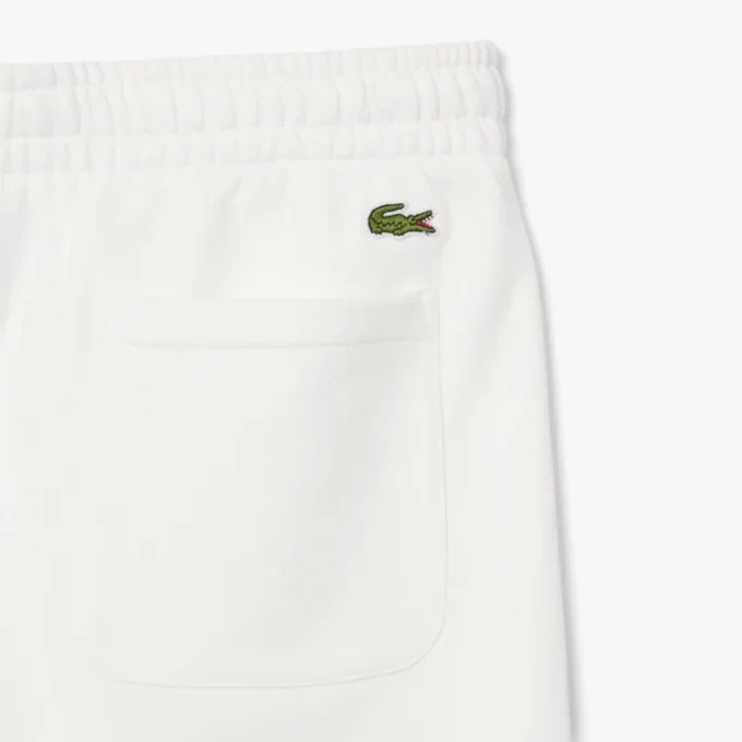 Pantalones cortos de felpa de algodón con estampado gráfico para hombre