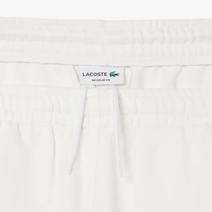 Pantalones cortos de felpa de algodón con estampado gráfico para hombre