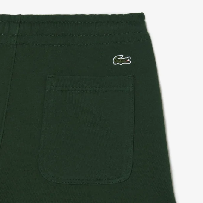 Pantalones cortos de felpa de algodón orgánico sin cepillar para hombre