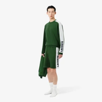 Pantalones cortos de felpa de corte recto para estar por casa