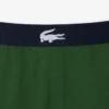 Pantalones cortos de felpa de corte recto para estar por casa