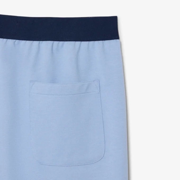 Pantalones cortos de felpa de corte recto para estar por casa