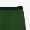 Pantalones cortos de felpa de corte recto para estar por casa