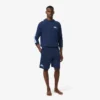 Pantalones cortos de felpa de corte recto para hombre