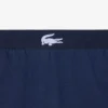 Pantalones cortos de felpa de corte recto para hombre