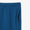 Pantalones cortos de felpa estampados con efecto lavado de corte regular para hombre