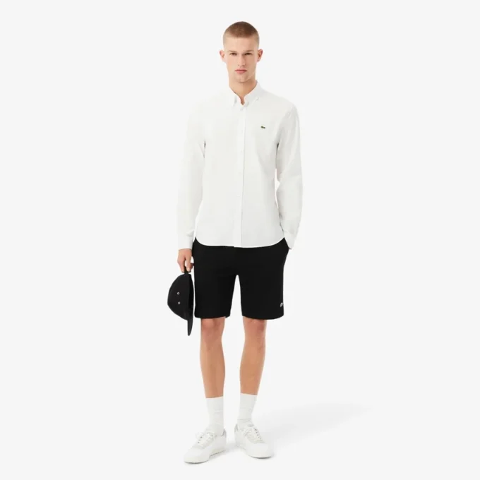 Pantalones cortos de forro polar de corte regular para hombre