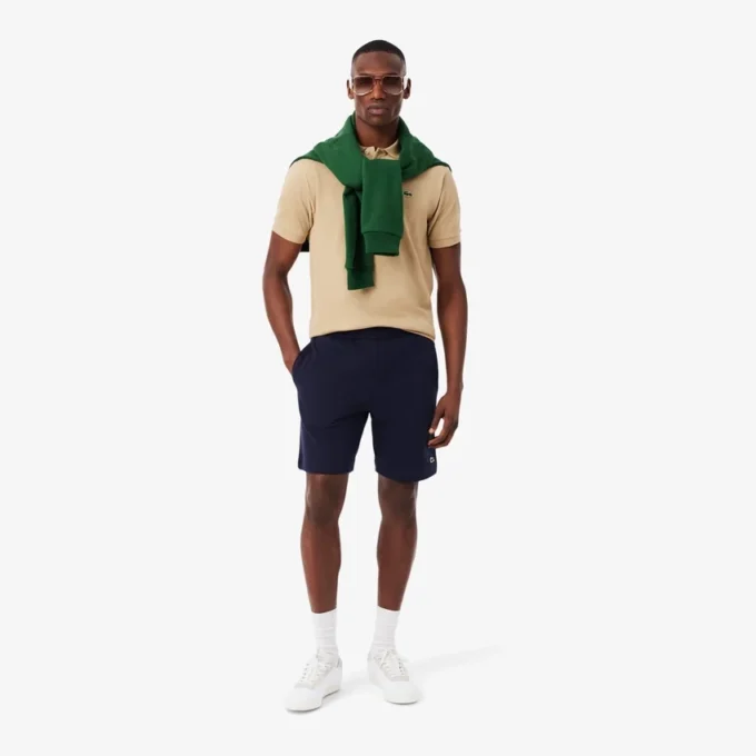 Pantalones cortos de forro polar de corte regular para hombre