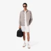 Pantalones cortos de forro polar de corte regular para hombre