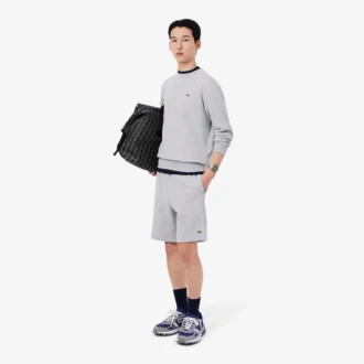 Pantalones cortos de forro polar de corte regular para hombre