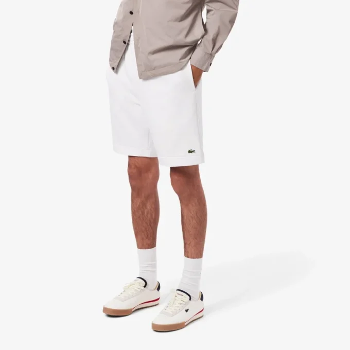 Pantalones cortos de forro polar de corte regular para hombre