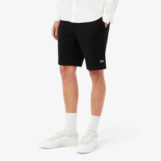 Pantalones cortos de forro polar de corte regular para hombre