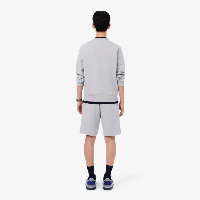 Pantalones cortos de forro polar de corte regular para hombre