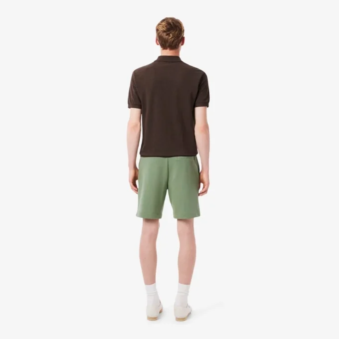 Pantalones cortos de forro polar de corte regular para hombre