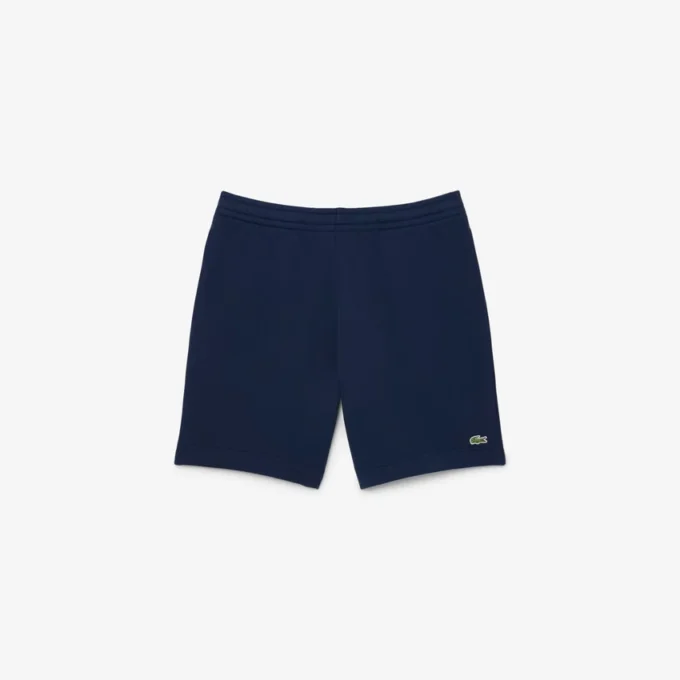 Pantalones cortos de forro polar de corte regular para hombre