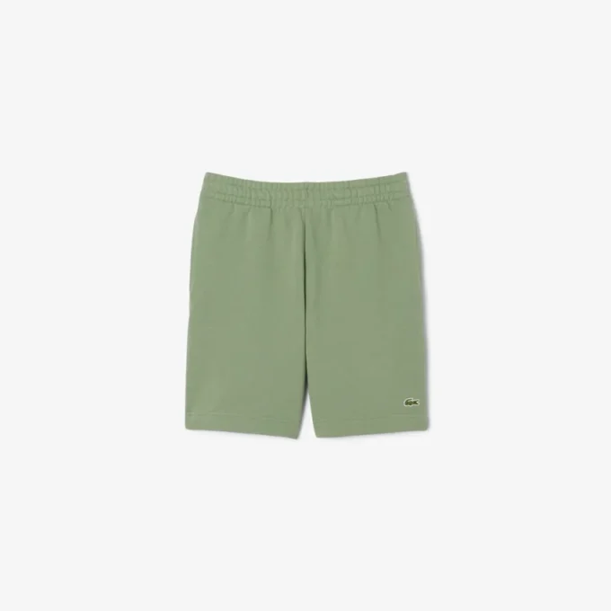 Pantalones cortos de forro polar de corte regular para hombre