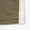 Pantalones cortos de jersey satinado con rayas Pointelle para mujer